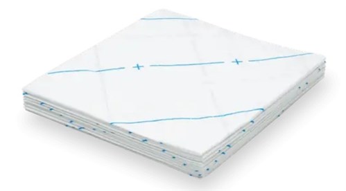 Tulp Disposable doek Hyginet 38x30cm blauw (1 x 50 stuks)